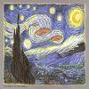 The Starry Night by VanGogh... with UFOs